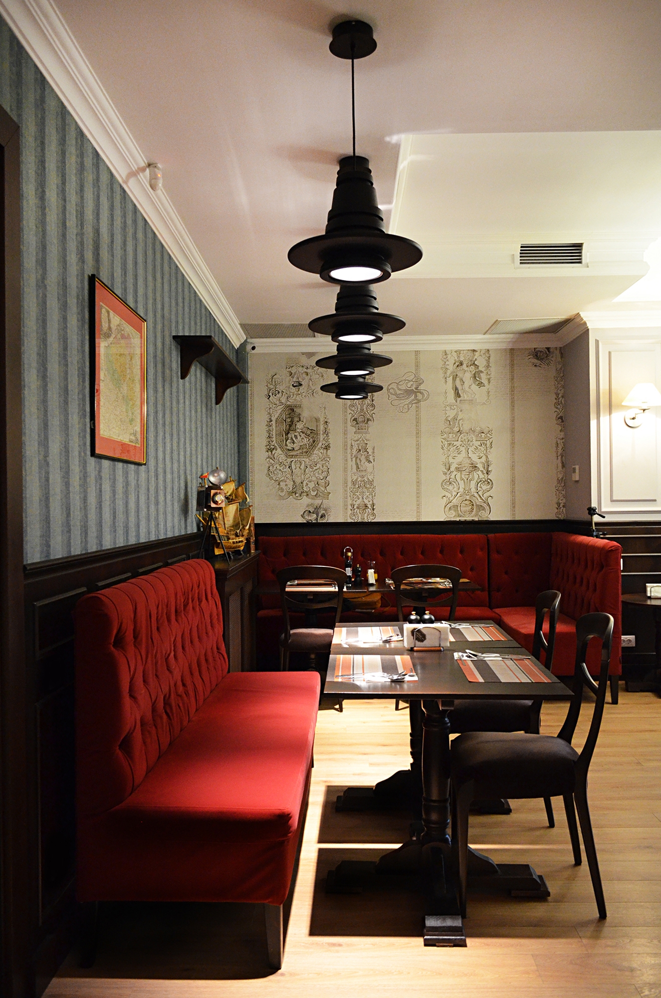 Design interior restaurant La Samuelle