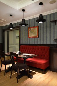Design interior restaurant La Samuelle