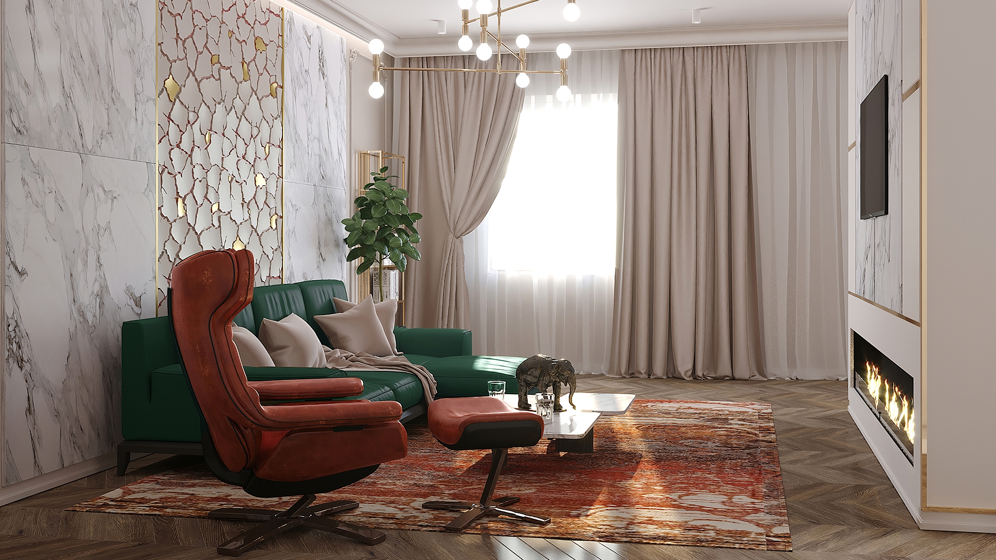 design interior penthouse lux