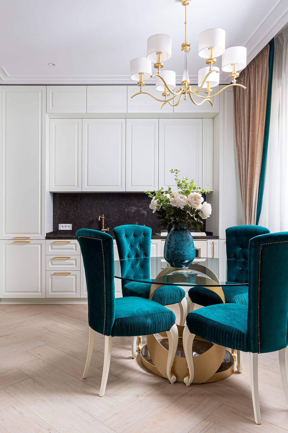 design interior apartament lux premium mamaia clasic bucatarie