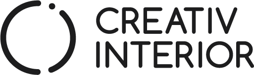 creativ interior logo negru