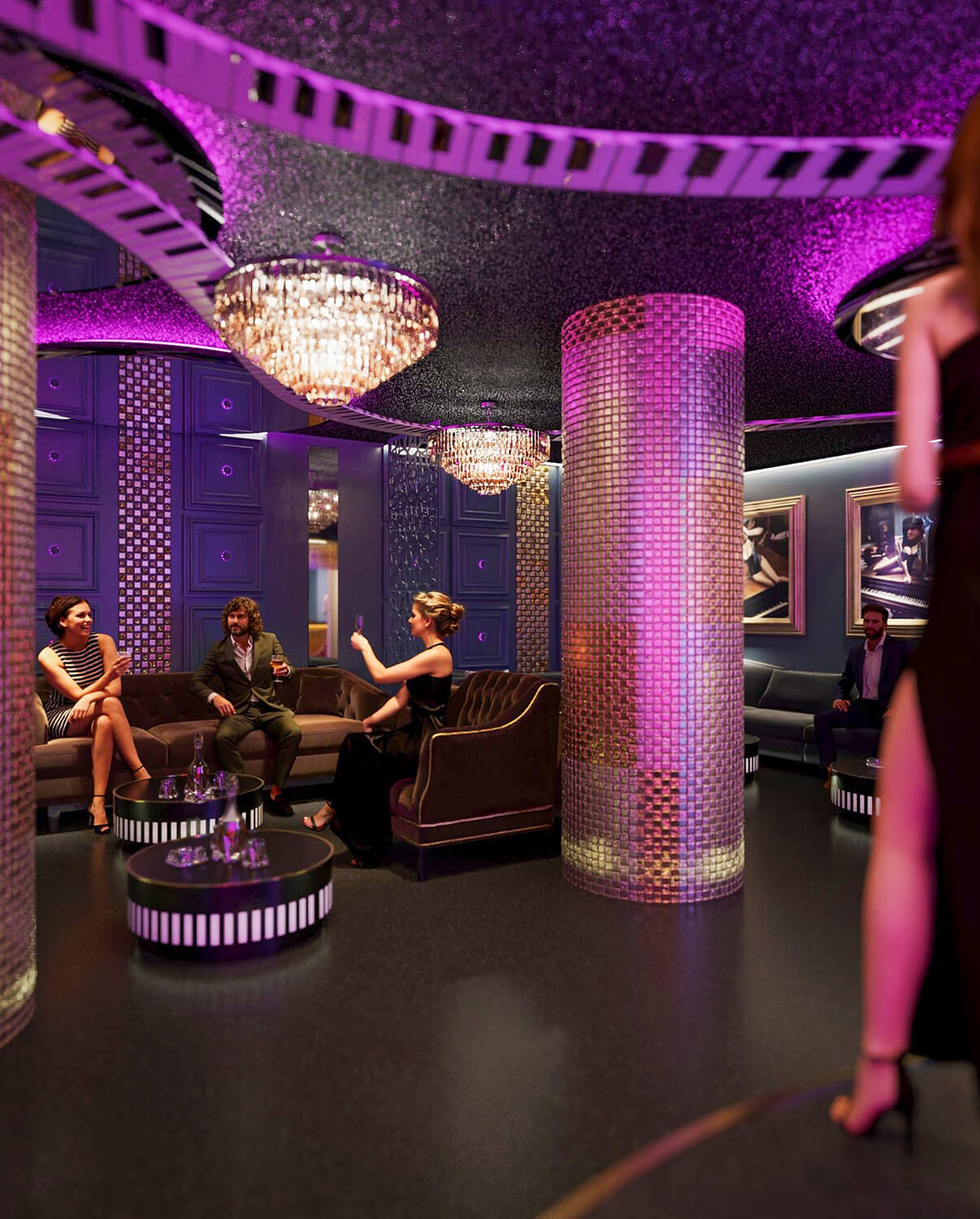 design interior night club Bucuresti