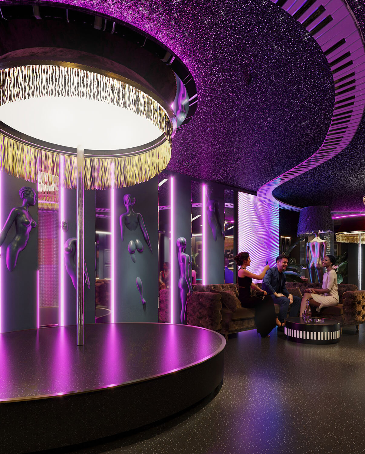 design interior night club Bucuresti