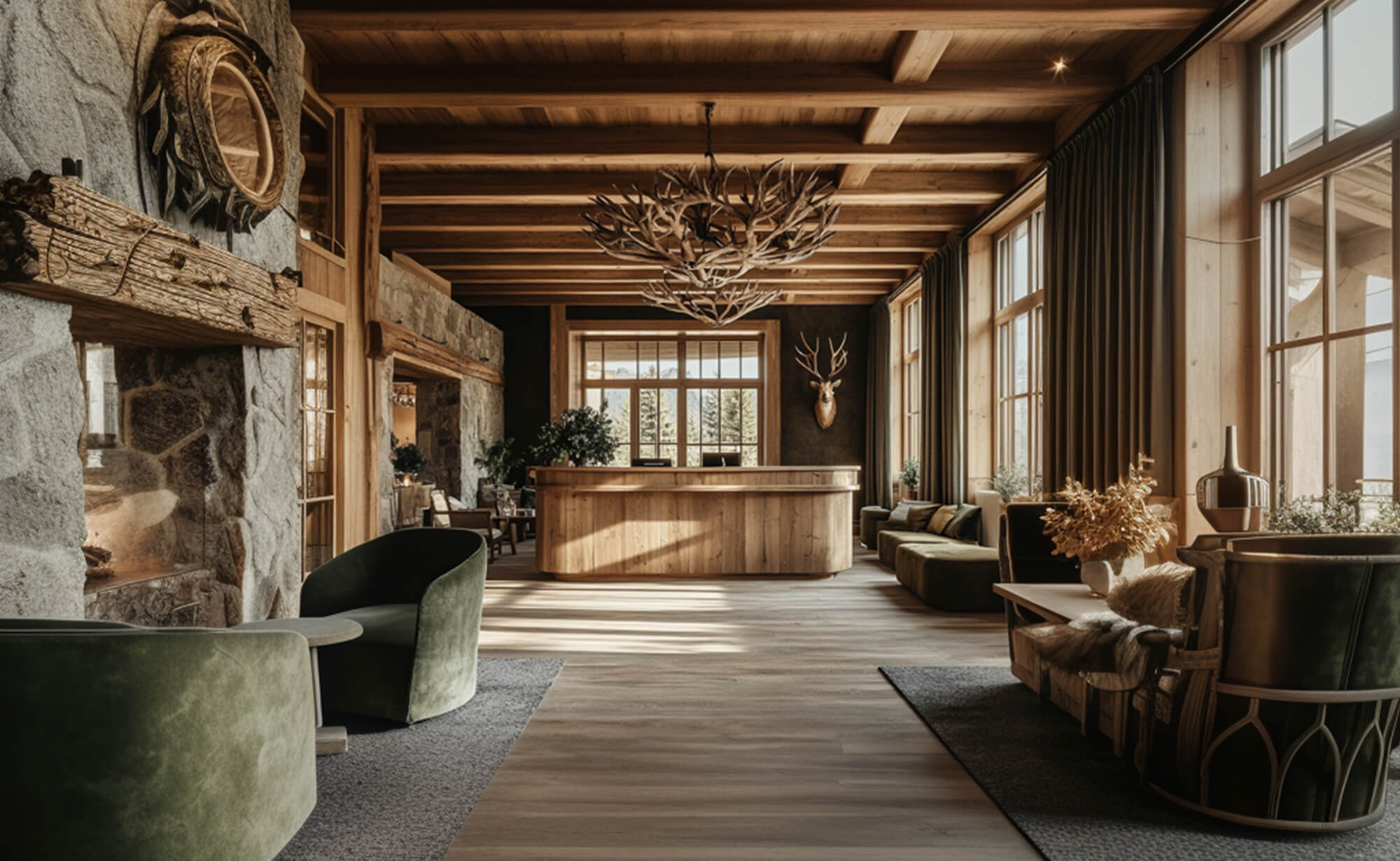 Design interior hotel de lux wellness & SPA munte Sinaia