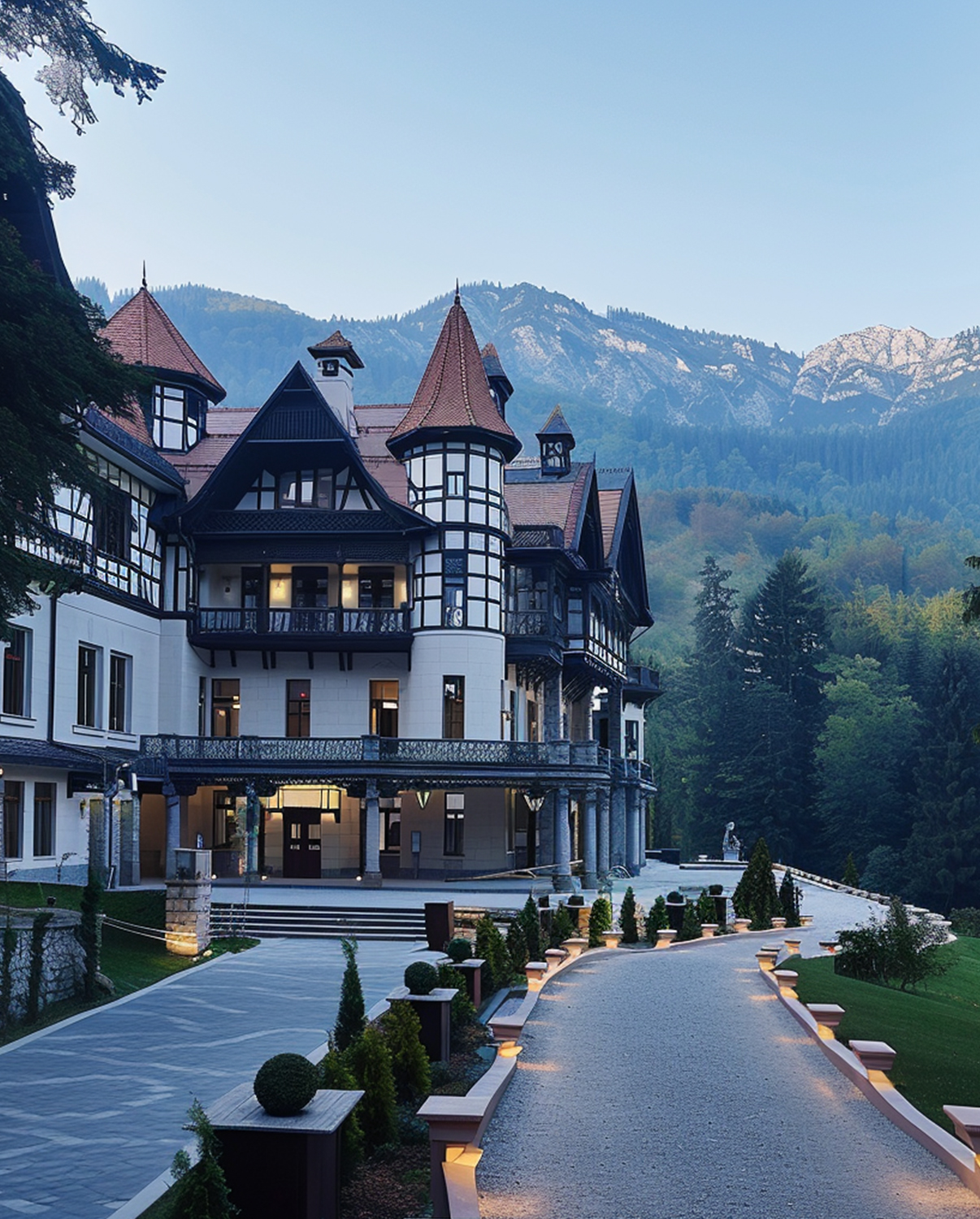 Design interior hotel de lux wellness & SPA munte Sinaia