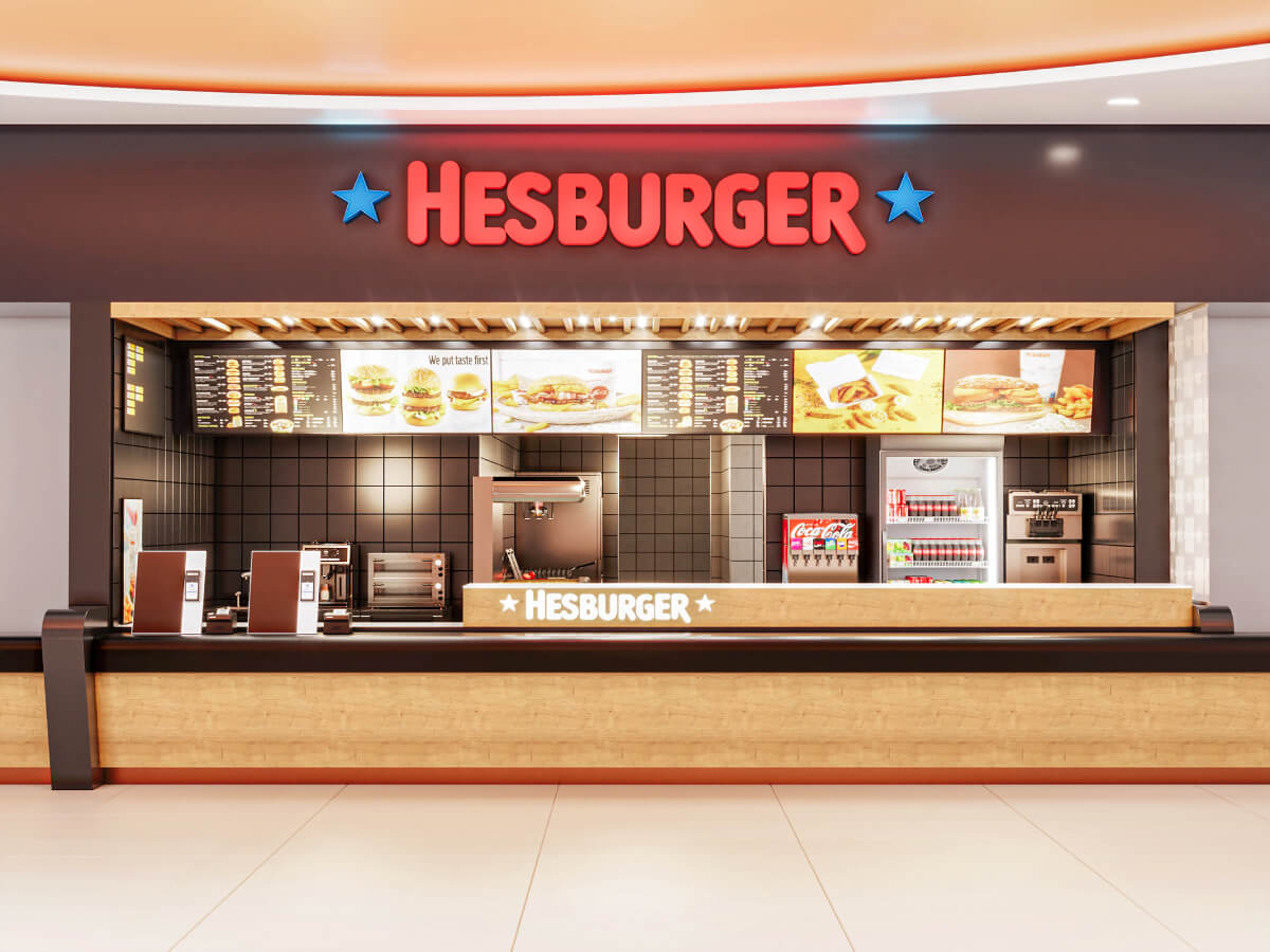 Hesburger Buzau Fatada