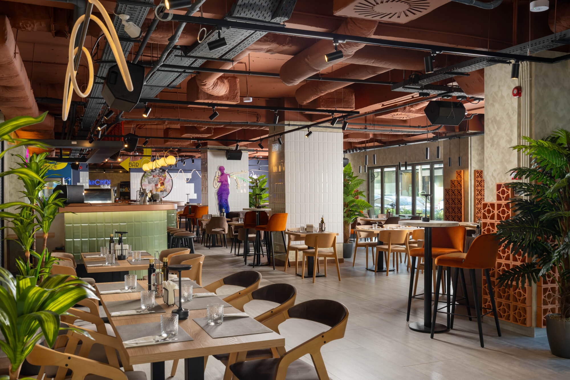 Nuova Plate Design Interior Intrare Geam