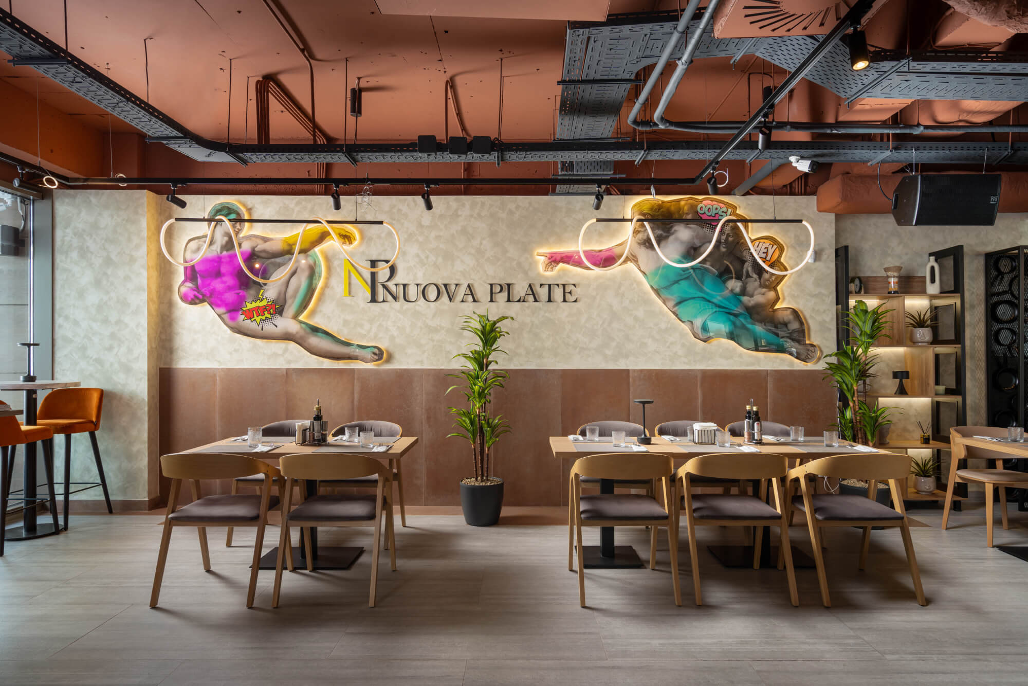 Nuova Plate Design Interior Perete Decorativ